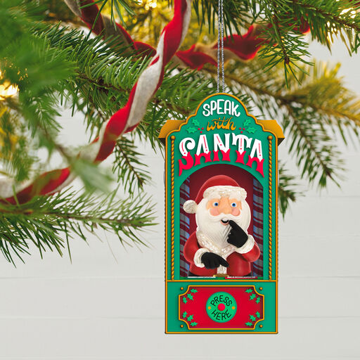 Naughty & Nice Arcade Ornament With Light and Sound, 