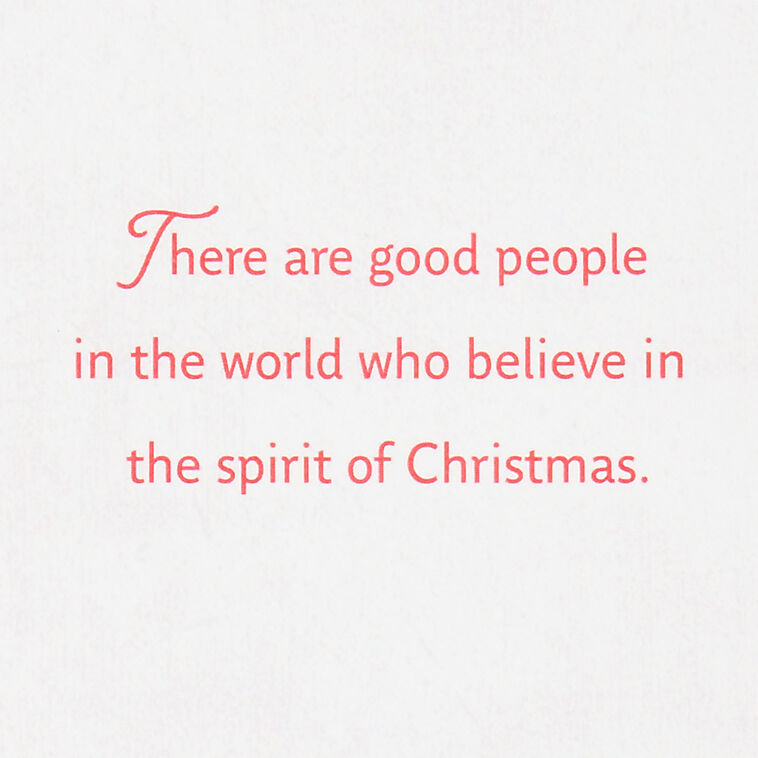 UNICEF Thankful for Good People Like You Christmas Card, , large image number 2