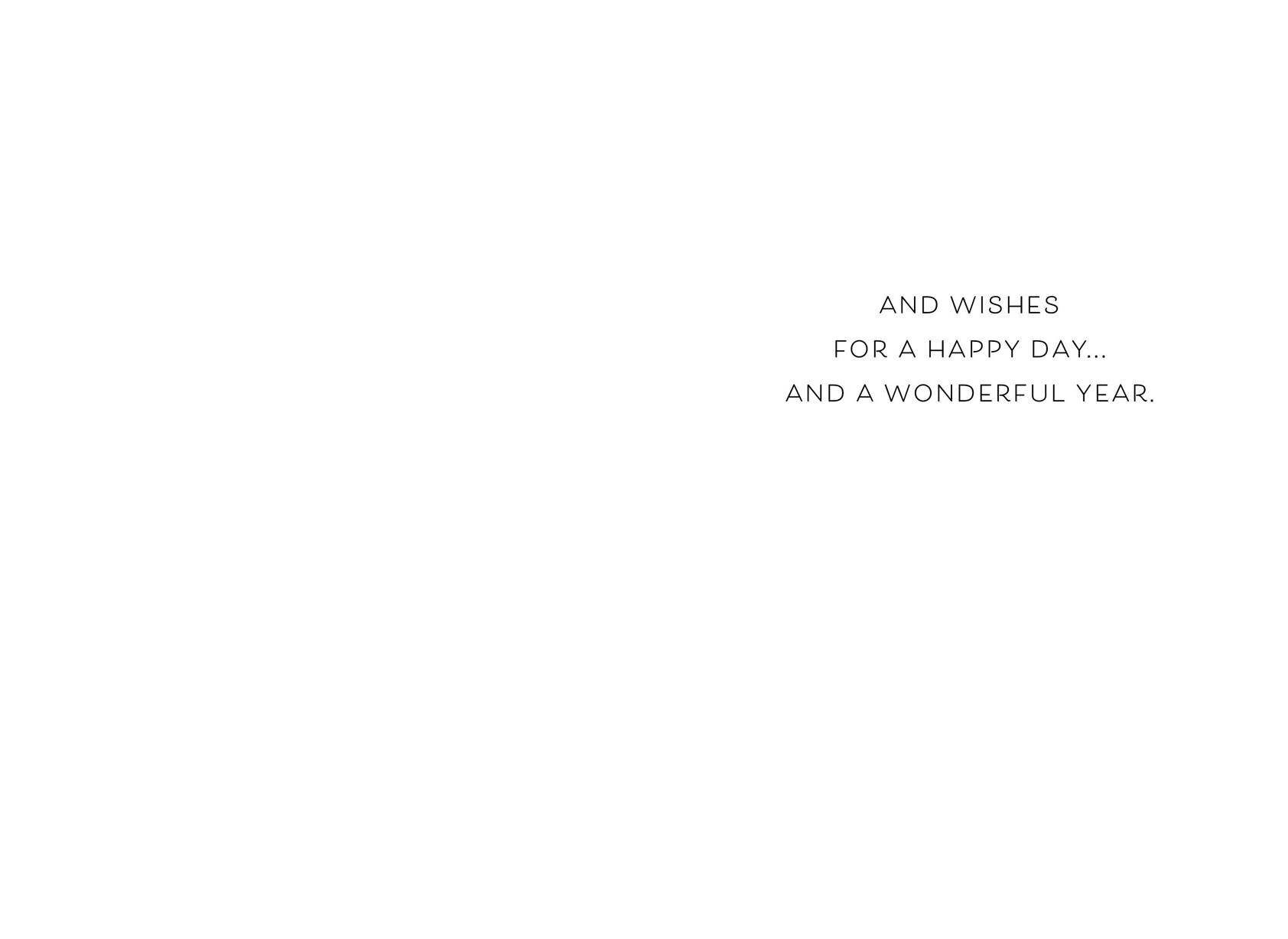 Blue Hydrangea Warmest Thoughts Birthday Card