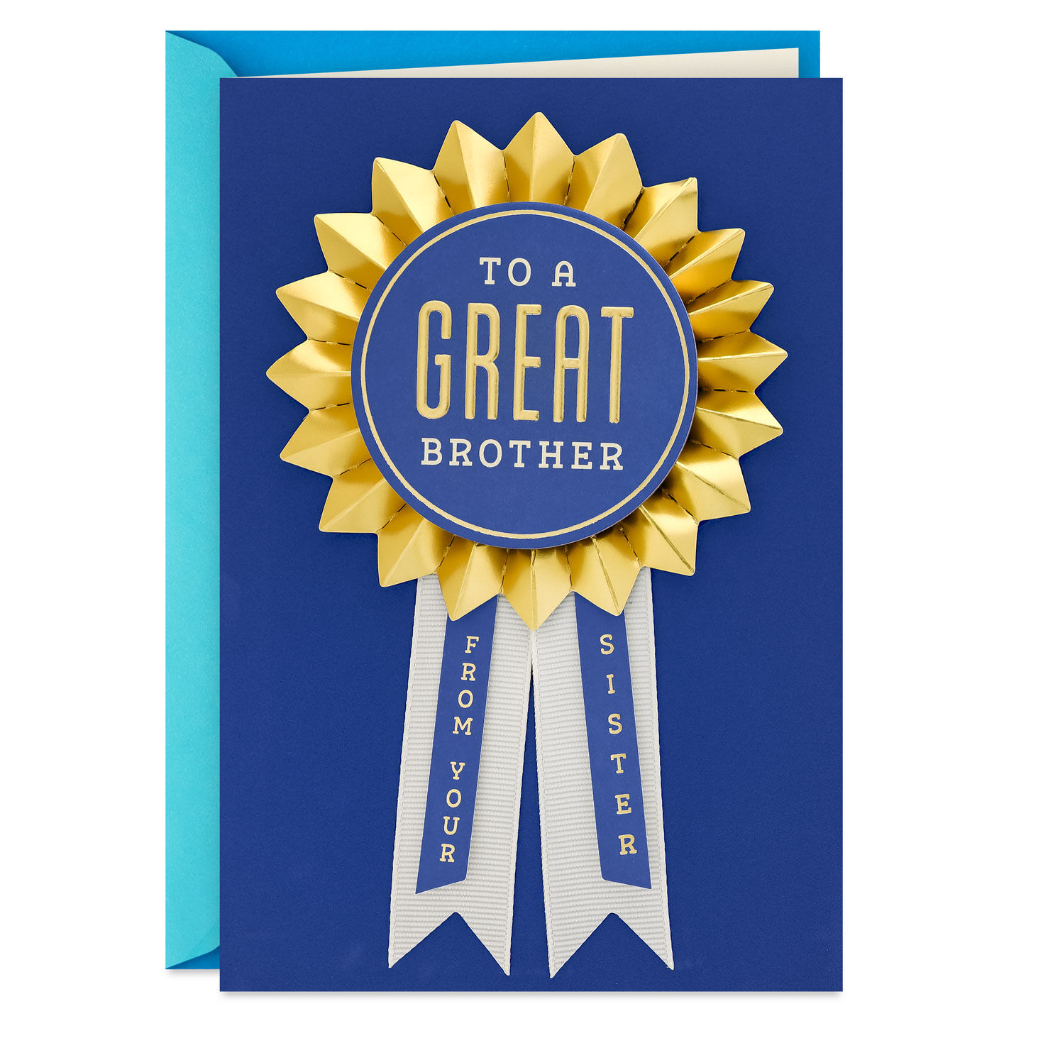 You're the Best of the Best Birthday Card for Brother From Sister