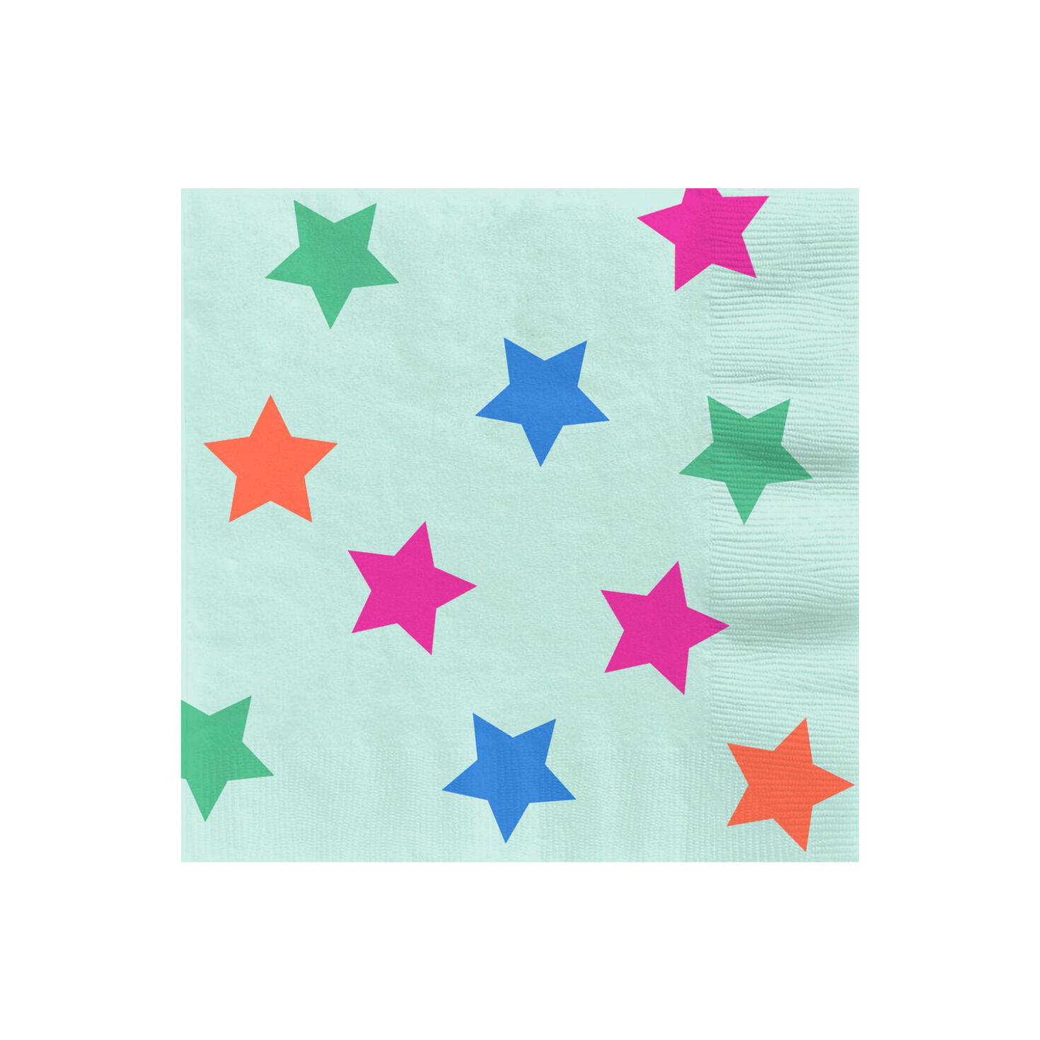 Colorful Stars on Mint Cocktail Napkins, Set of 16 for only USD 4.49 | Hallmark