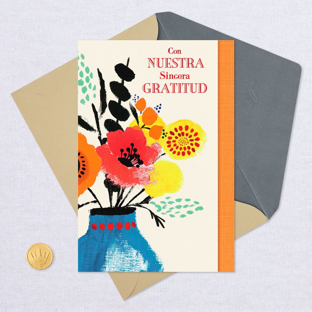There When We Need You Spanish-Language Thank-You Card - Greeting Cards - Hallmark