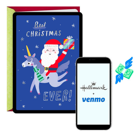 Best Christmas Ever Venmo Christmas Card, , large image number 1