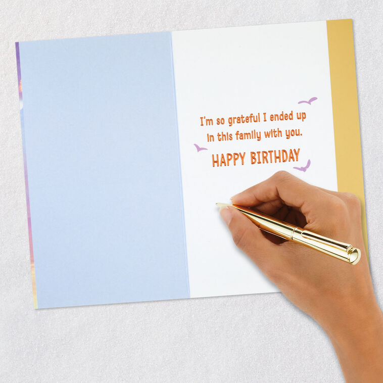 Grateful to Be in This Family Birthday Card for Relative, , large image number 6