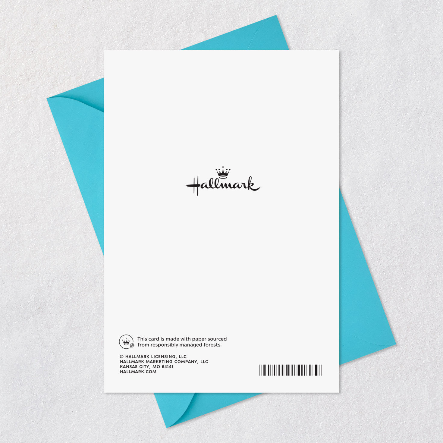 Pastel Abstract Rainfall Encouragement Card Card Back with Envelope image number 7