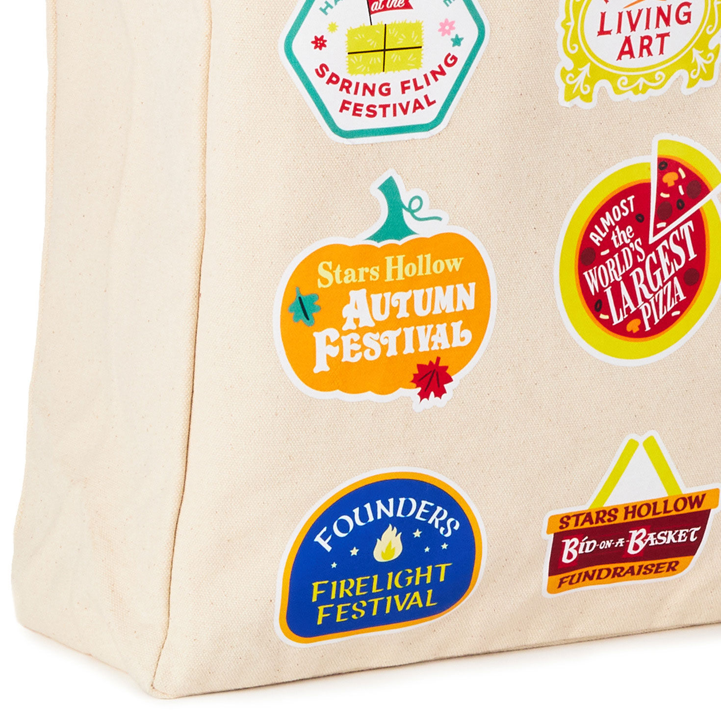 Gilmore Girls Stars Hollow Town Festivals Canvas Tote Bag for only USD 32.99 | Hallmark