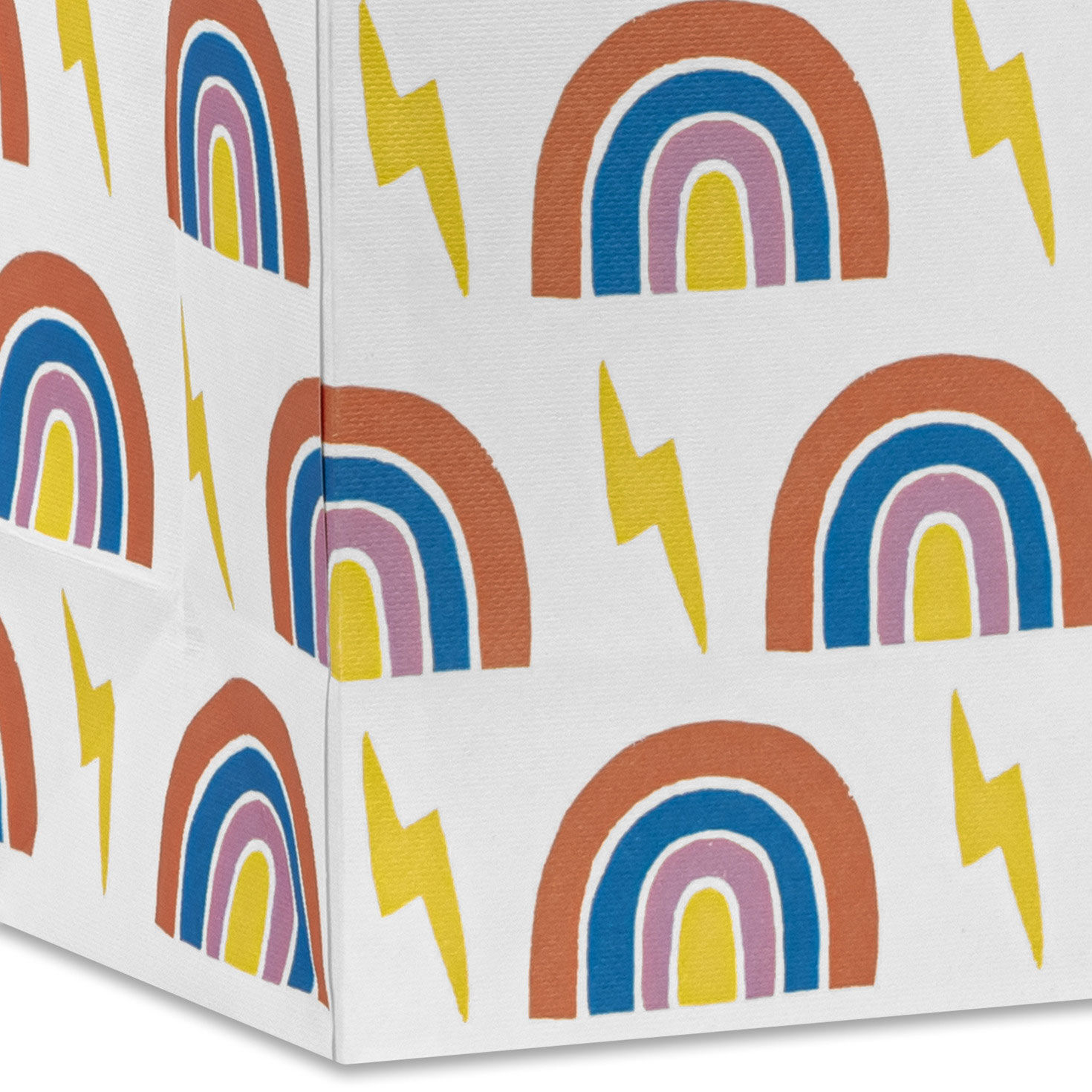 Rainbows and Lightning Bolts Small Gift Bag Base/Side Detail image number 5