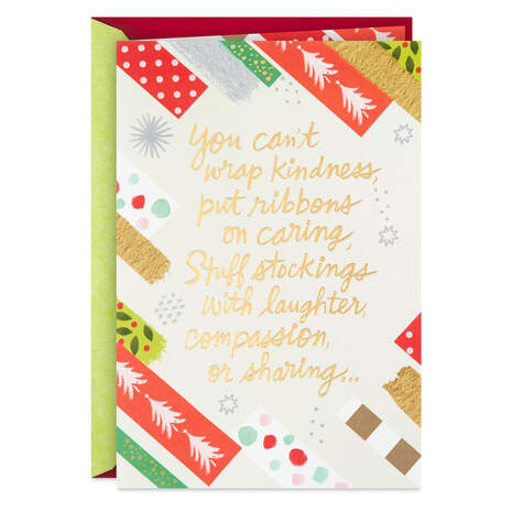 The Nicest Gifts You've Given Me Christmas Card, , large