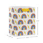 Rainbows and Lightning Bolts Small Gift Bag measurement image number 3