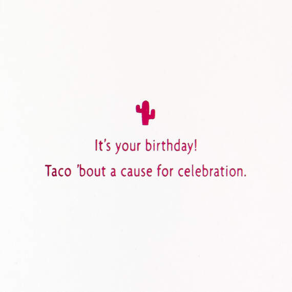 Taco 'Bout a Celebration Birthday Card, , large image number 2