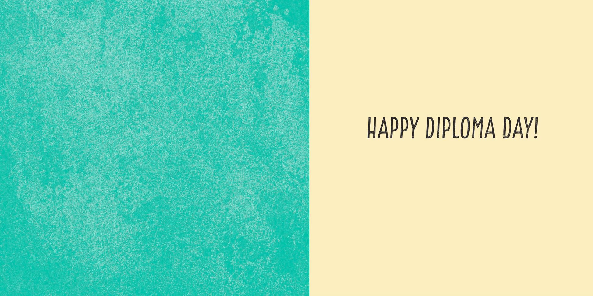 Happy Diploma Day! Musical Graduation Card