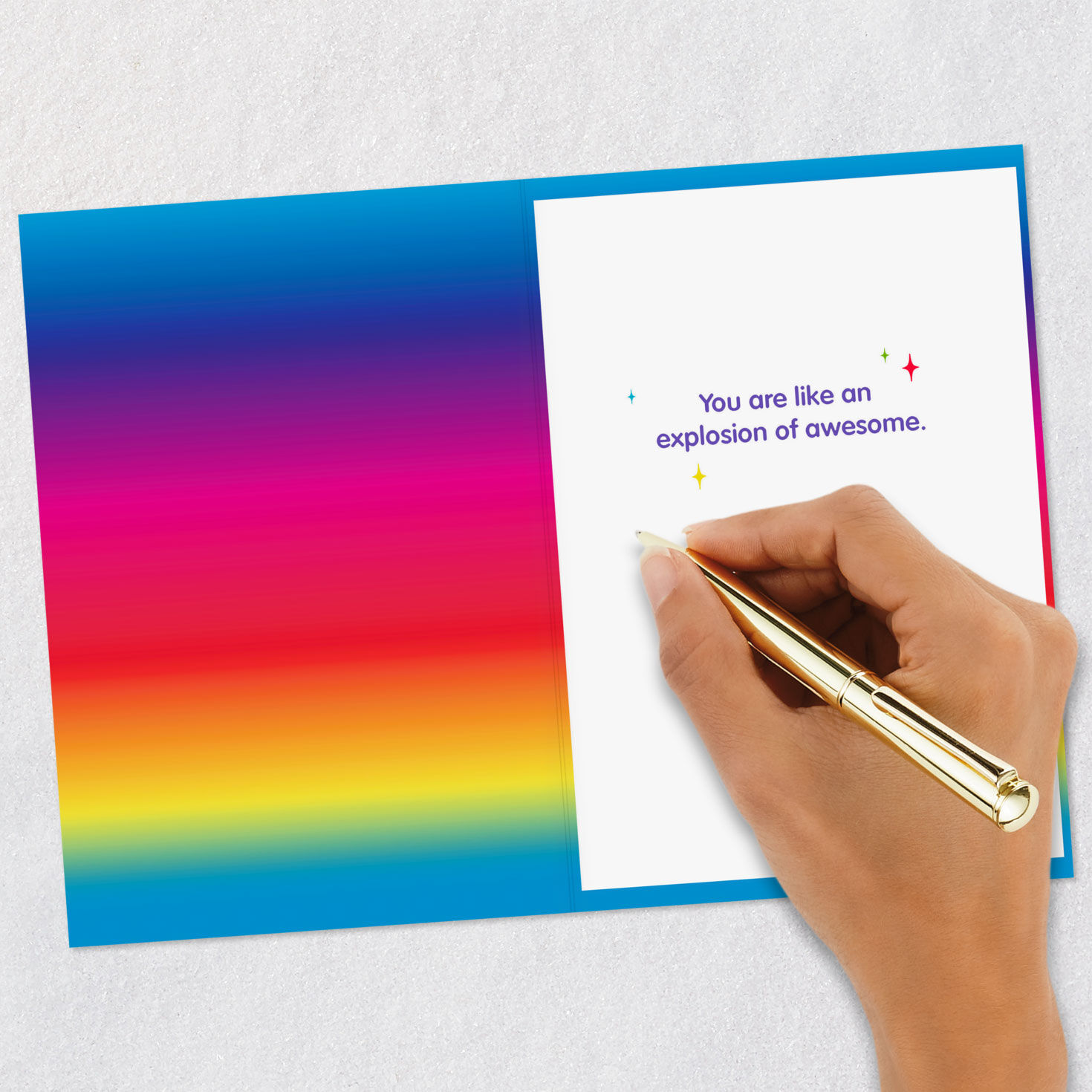 Dog in Exploding Volcano Funny Card  image number 6