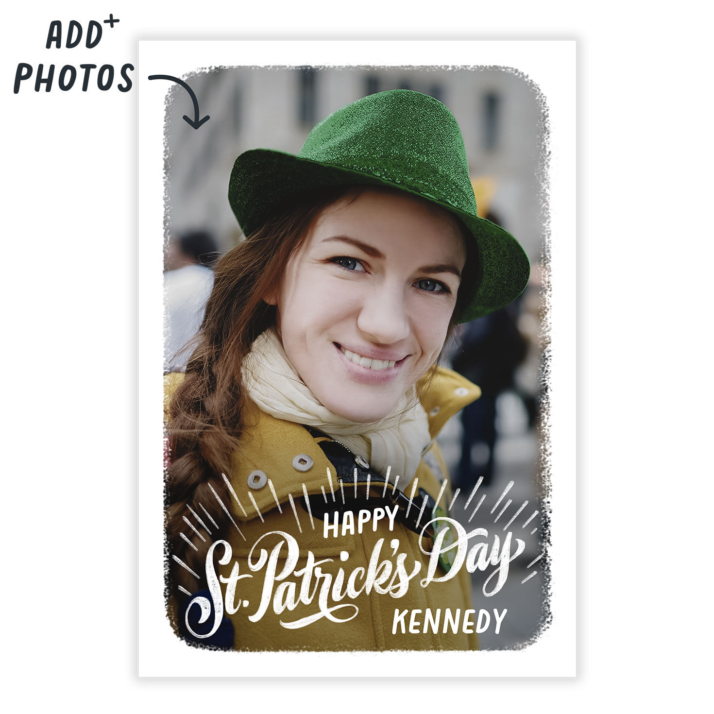 White Frame Vertical St. Patrick's Day eCard, , large image number 2