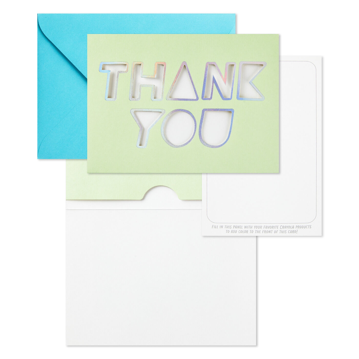 Crayola&reg; Kids Card Kit With Markers in Caddy, Pack of 8, , large image number 4