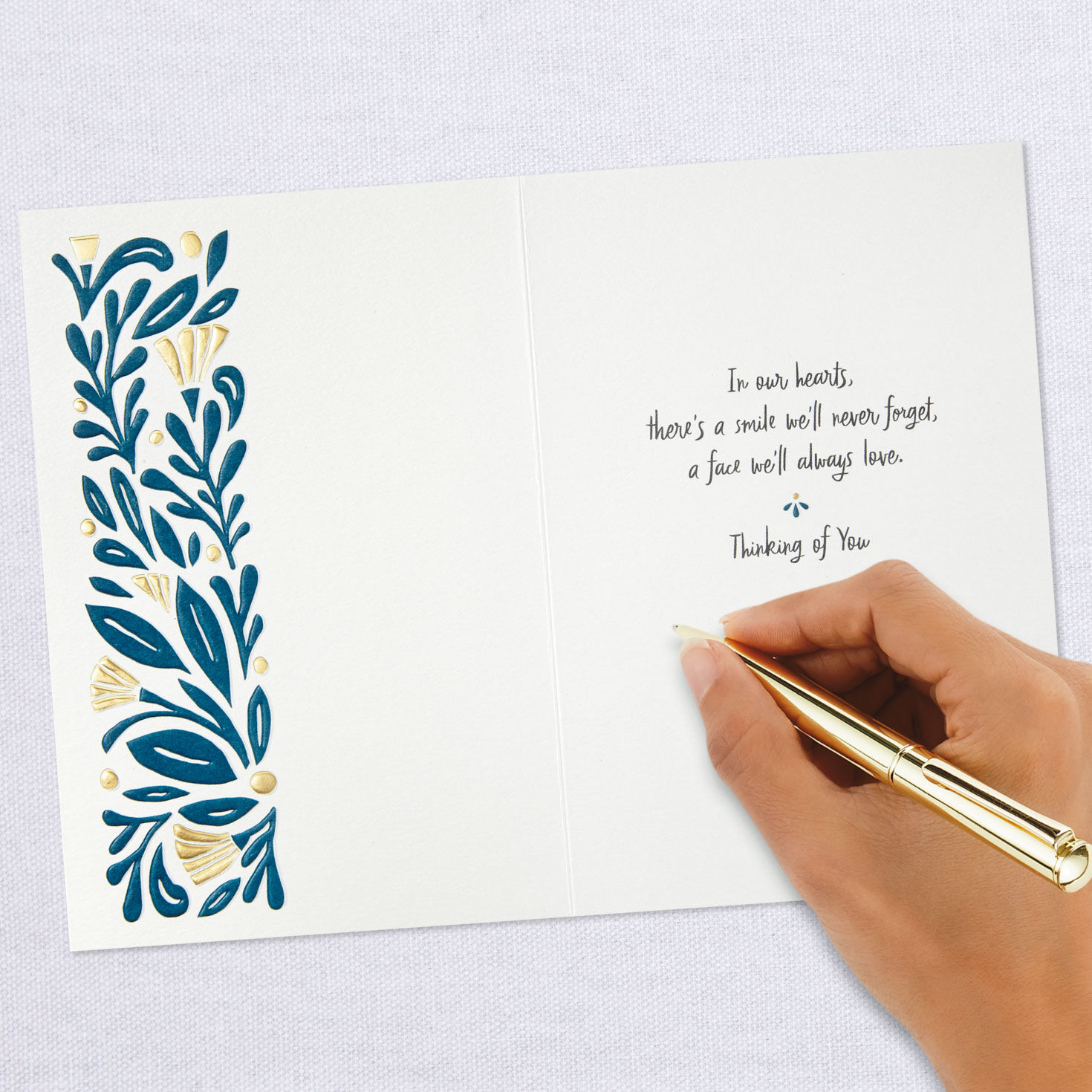 Those Who Find a Way Into Our Hearts Sympathy Card, , large image number 6