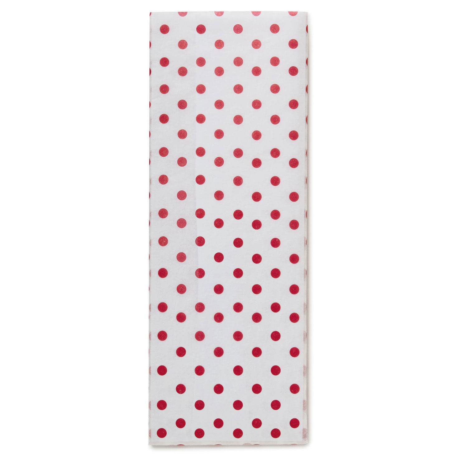 Red Polka Dots on White Tissue Paper, 6 sheets for only USD 1.99 | Hallmark