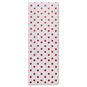 Red Polka Dots on White Tissue Paper, 6 sheets, Red on White, large image number 1