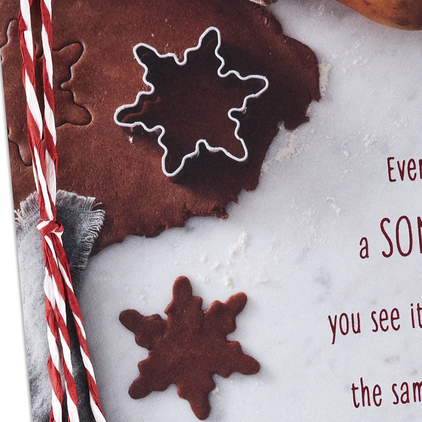 Holiday Cookies Son Christmas Card Card Front Detail image number 5