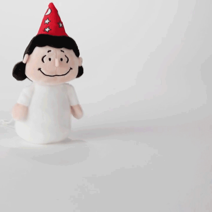 Peanuts Great Pumpkin Lucy Zip-Along Plush Toy  image number 2