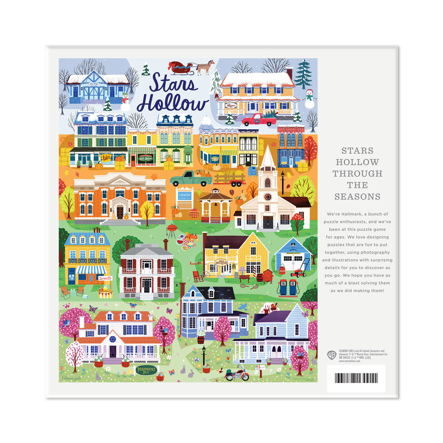 Gilmore Girls Stars Hollow 1000-Piece Puzzle back image number 6