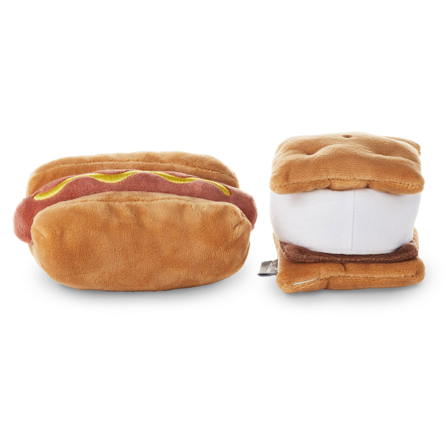 Better Together Hot Dog and S'More Magnetic Plush, 4", , large image number 4