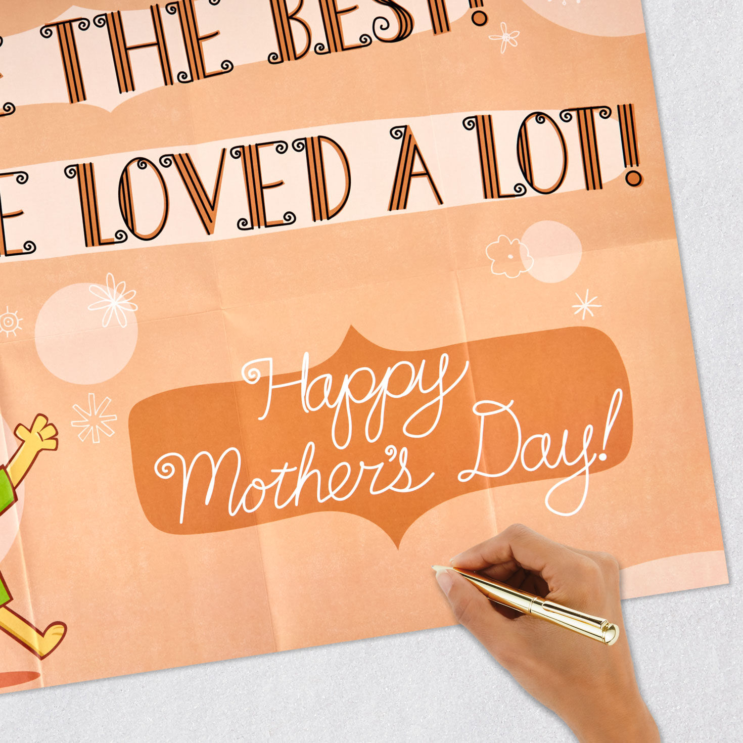 Bunny Cartoon Funny Mother's Day Card for Grandma Signing card image number 8