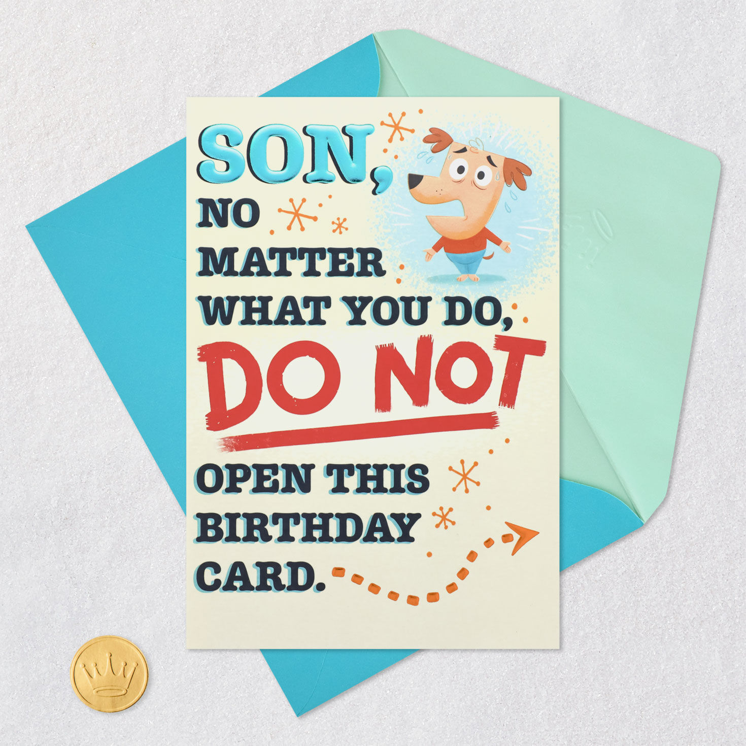 Spokesdog Funny Birthday Card in a Card for Son Card Front Detail image number 9
