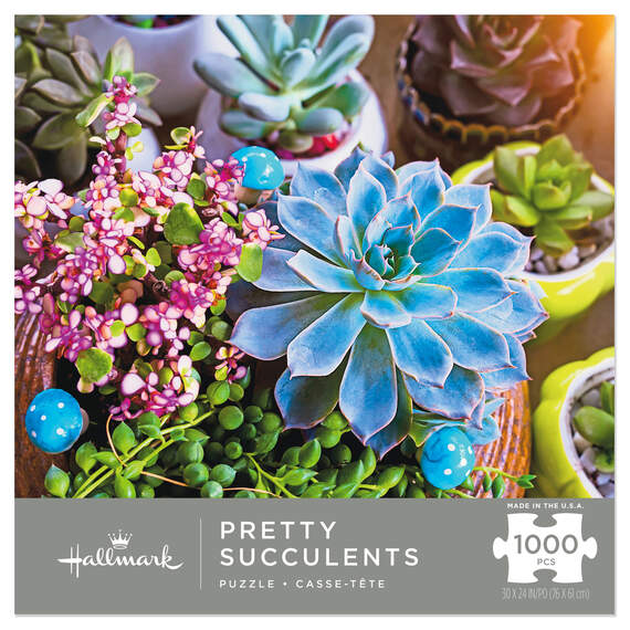 Pretty Succulents 1,000-Piece Puzzle