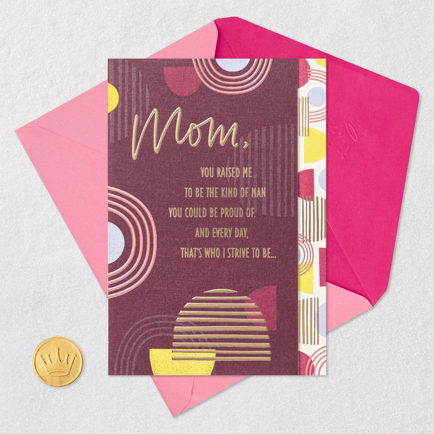 A Man Who's Deeply Grateful Mother's Day Card for Mom From Son, , large image number 6