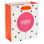 6.5" Yay Pink Balloon Small Gift Bag, , large image number 1