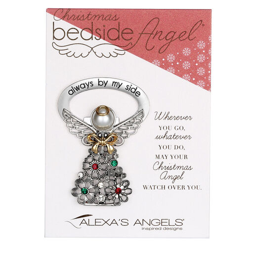 Roman Christmas Bedside Angel With Crystals, 