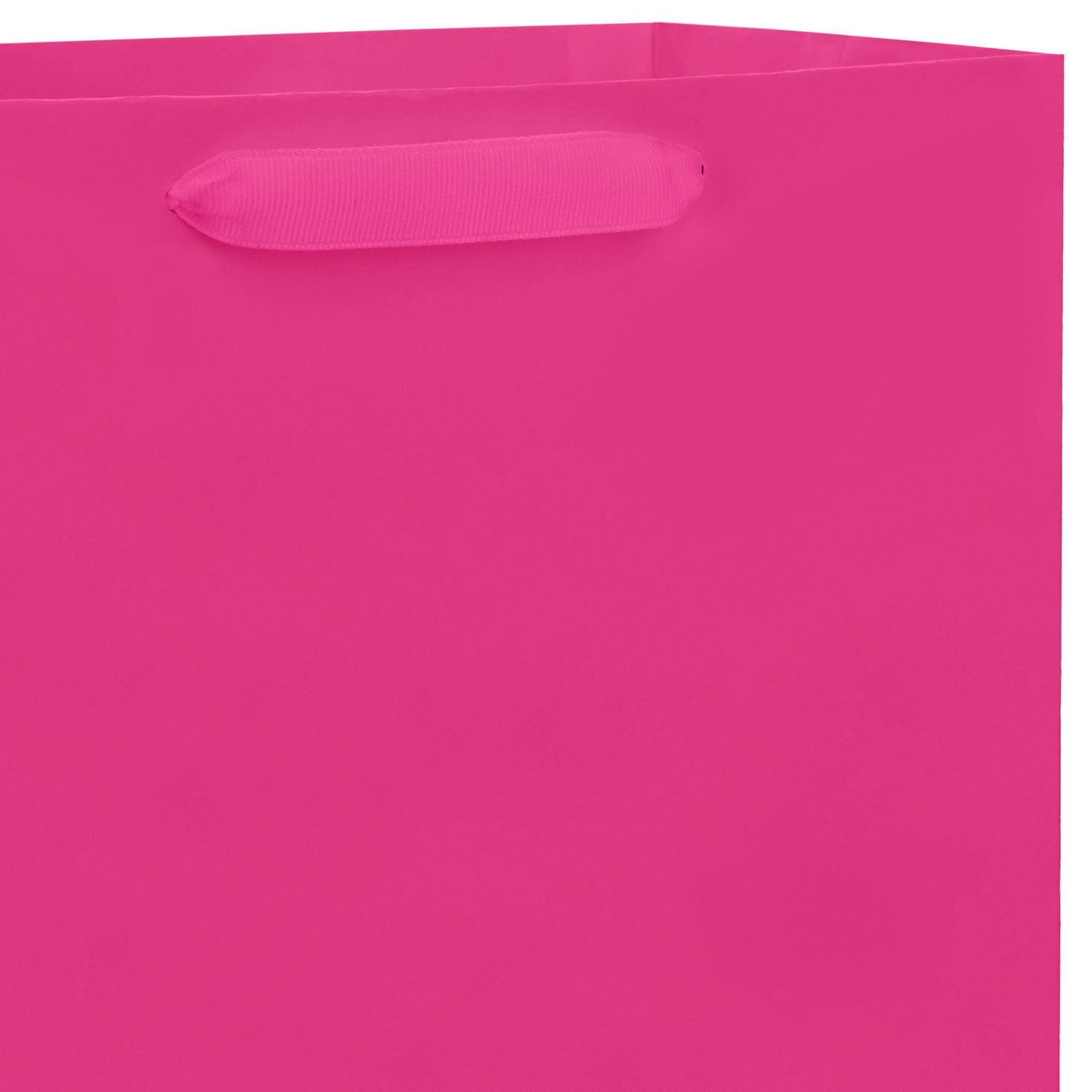 10.4" Hot Pink Large Square Gift Bag, Hot Pink, large image number 4