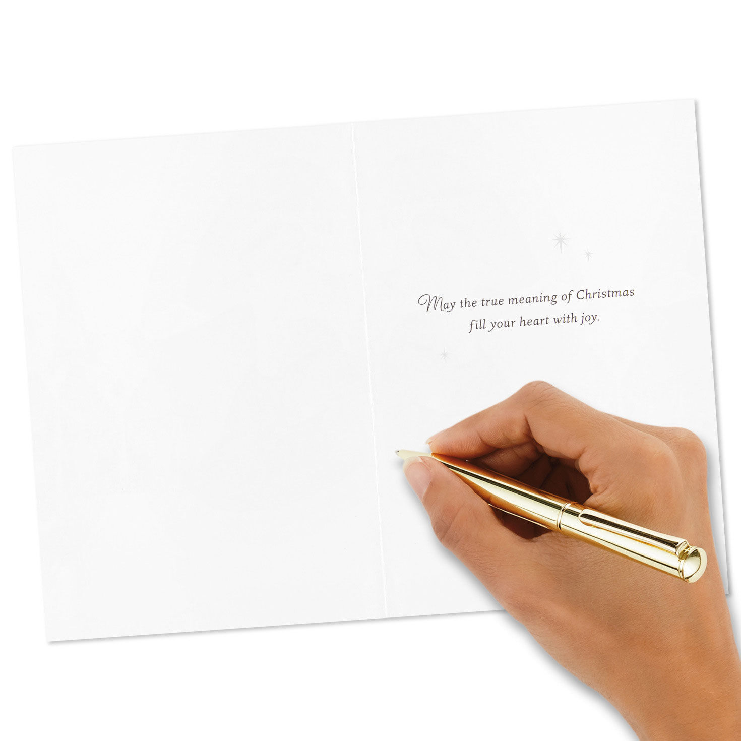 Vivid Bethlehem Boxed Christmas Cards Bulk Pack signing card image number 6