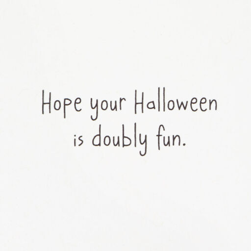 A Bubbly and Doubly Fun Holiday Funny Halloween Card, 