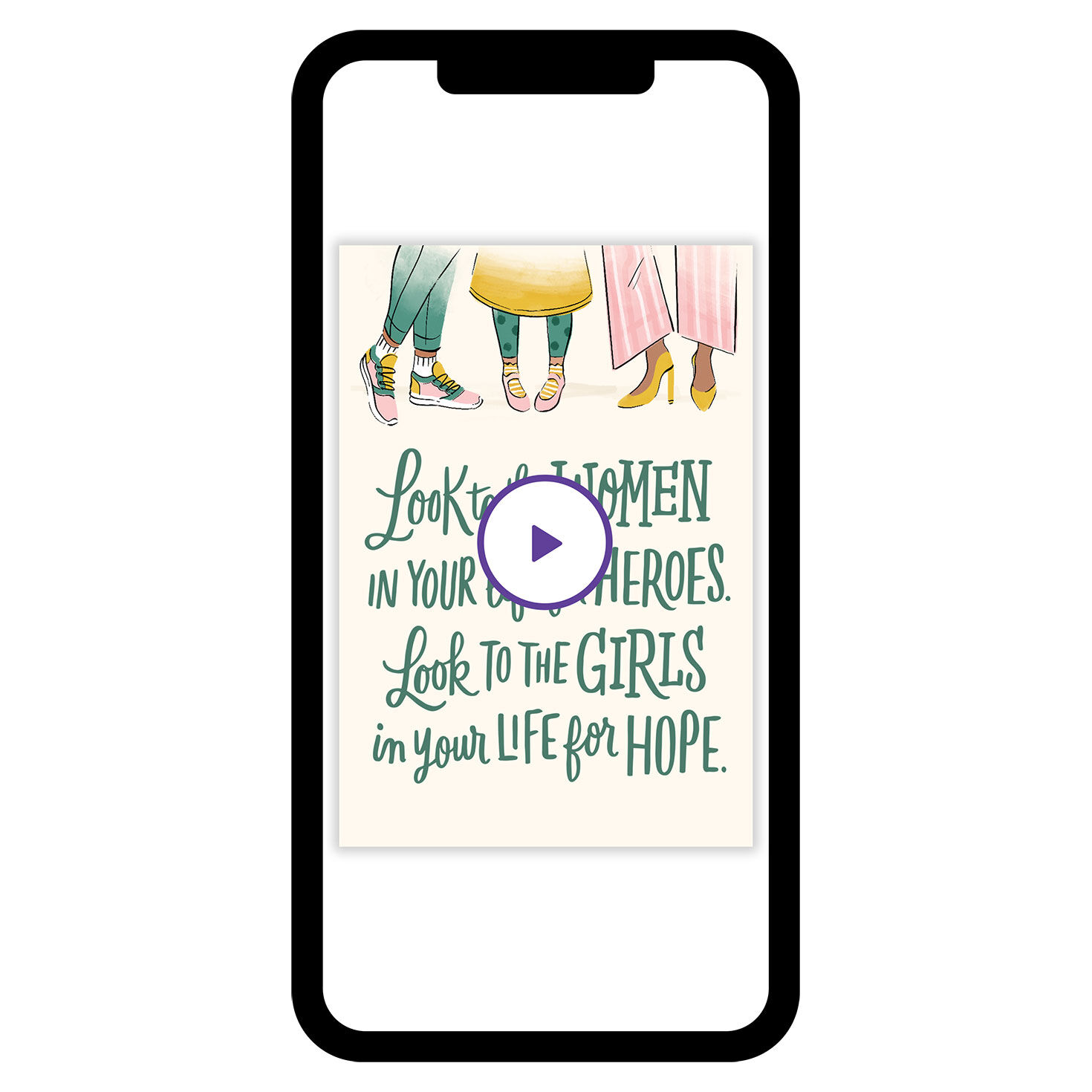 Women Heroes and Hope Encouragement eCard