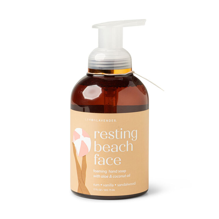 Lemon Lavender Resting Beach Face Foaming Hand Soap, 17 oz.