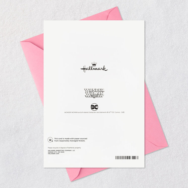 DC™ Wonder Woman™ You're Extraordinary Musical 7th Birthday Card, , large image number 7