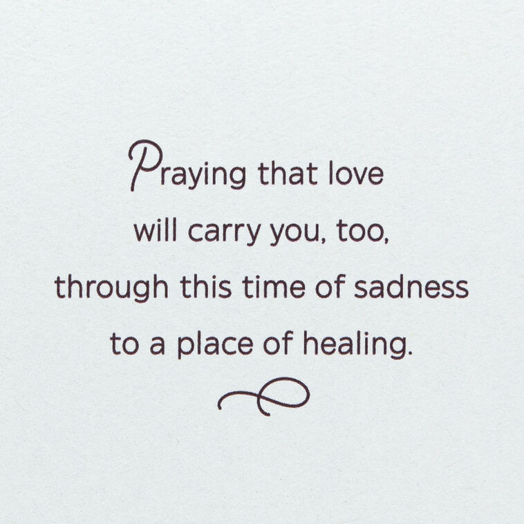 Heart-Shaped Rock Sympathy Card Sentiment image number 2
