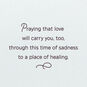 Heart-Shaped Rock Sympathy Card Sentiment image number 2
