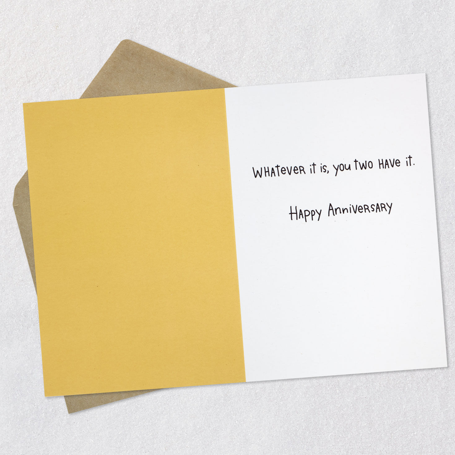 Fan in the Bathroom Funny Couple Anniversary Card  image number 3