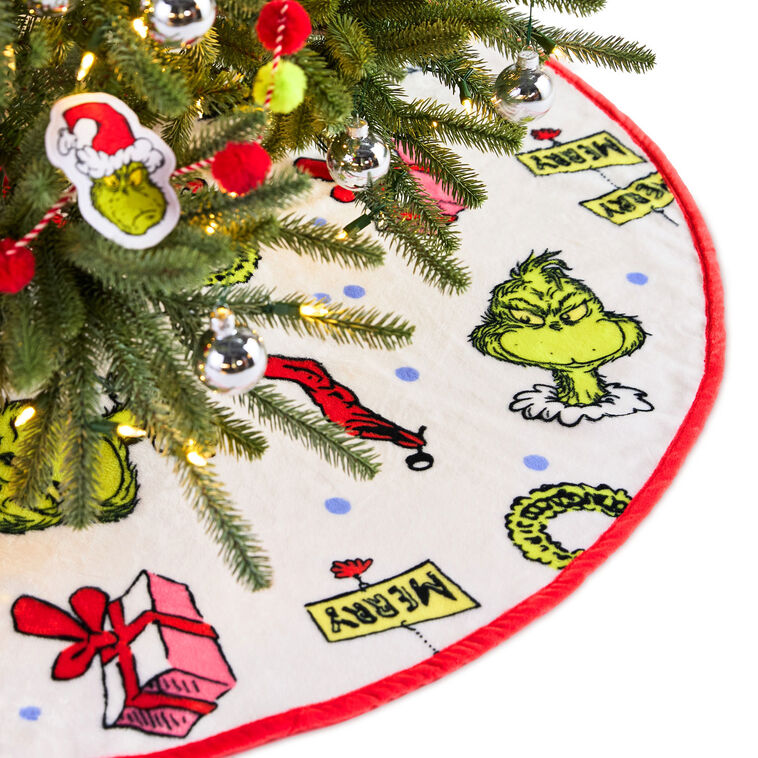 Grinch Christmas Tree Skirt under tree image number 2