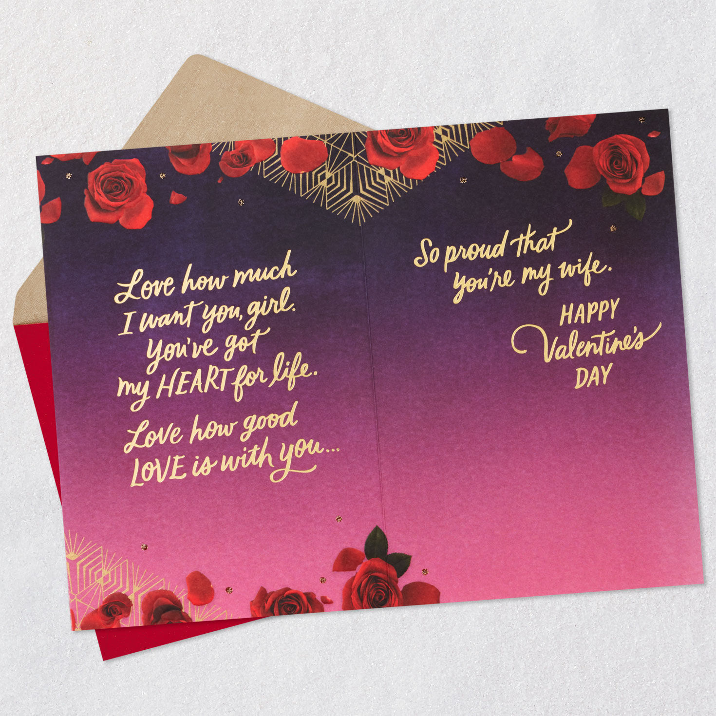 Love How Much I Want You, Girl Valentine's Day Card for Wife for only USD 6.59 | Hallmark