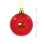 24-Piece Red Shatterproof Christmas Ornaments Set, , large image number 3