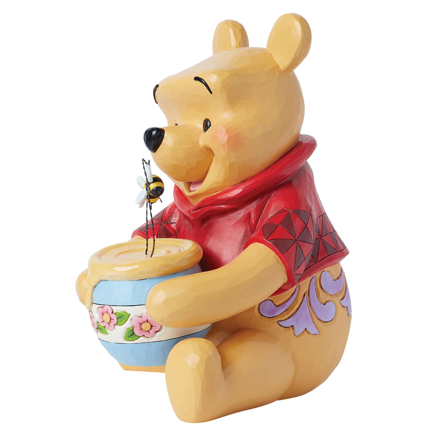 【超特価sale開催】  Jim Shore Disney Traditions Pooh With Honey Pot Figurine, 12 バッグ