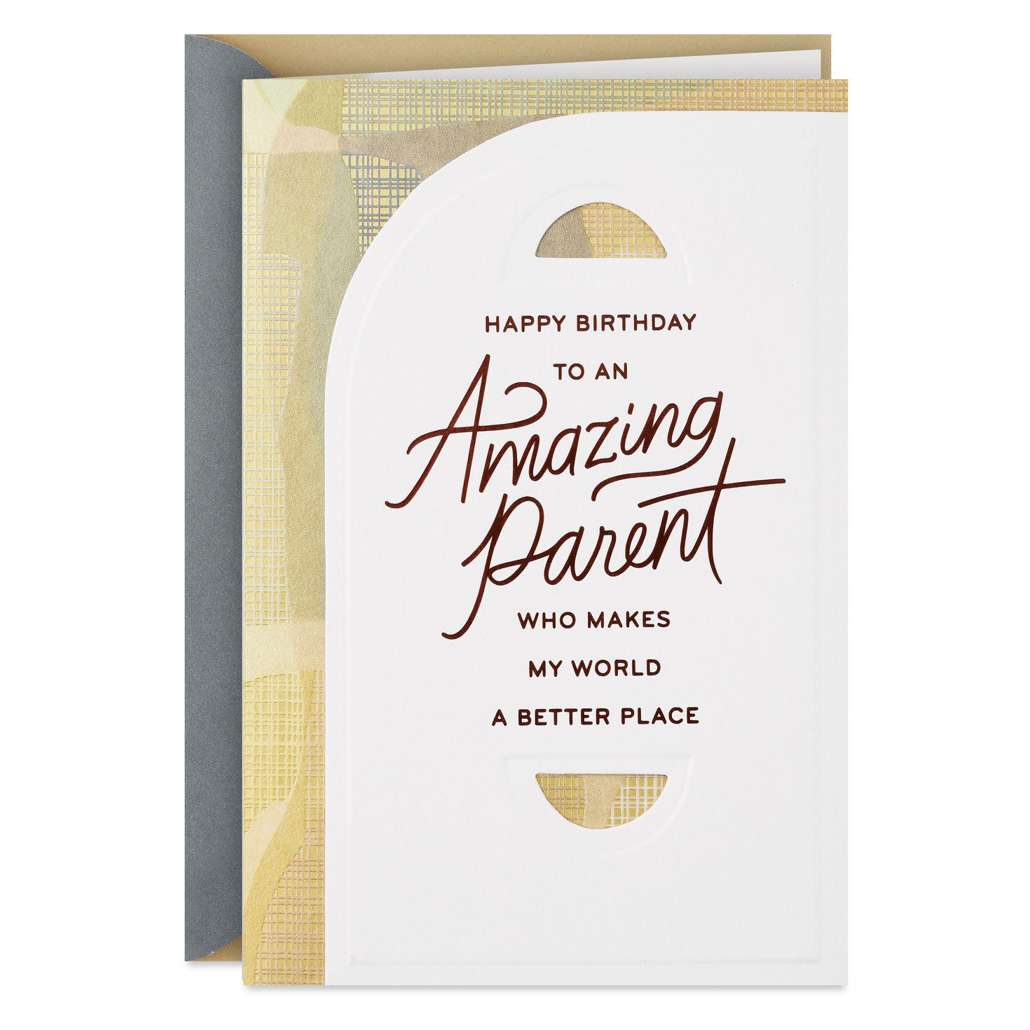 You Make My World Better Birthday Card for Parent