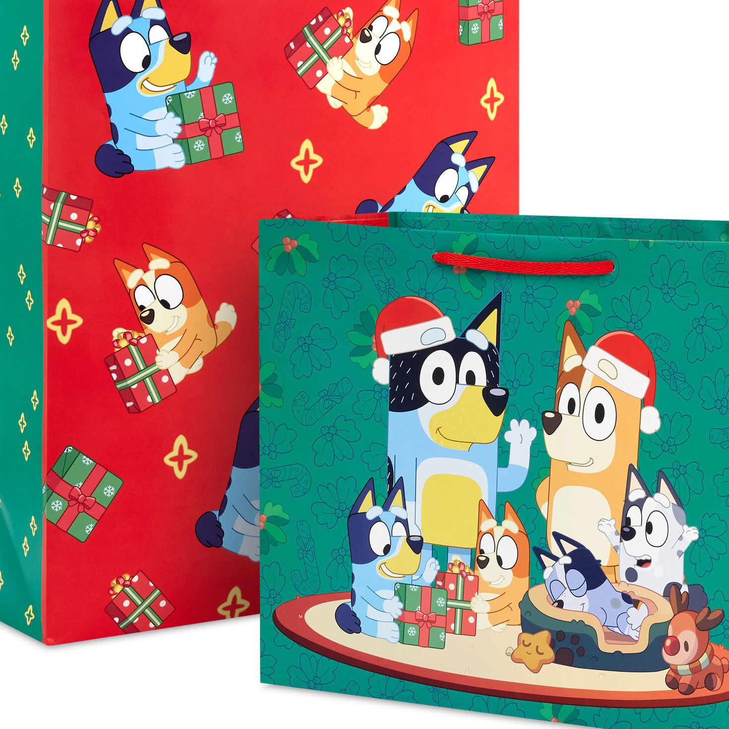 Bluey Family 2-Pack Christmas Gift Bag Bundle detail image number 6
