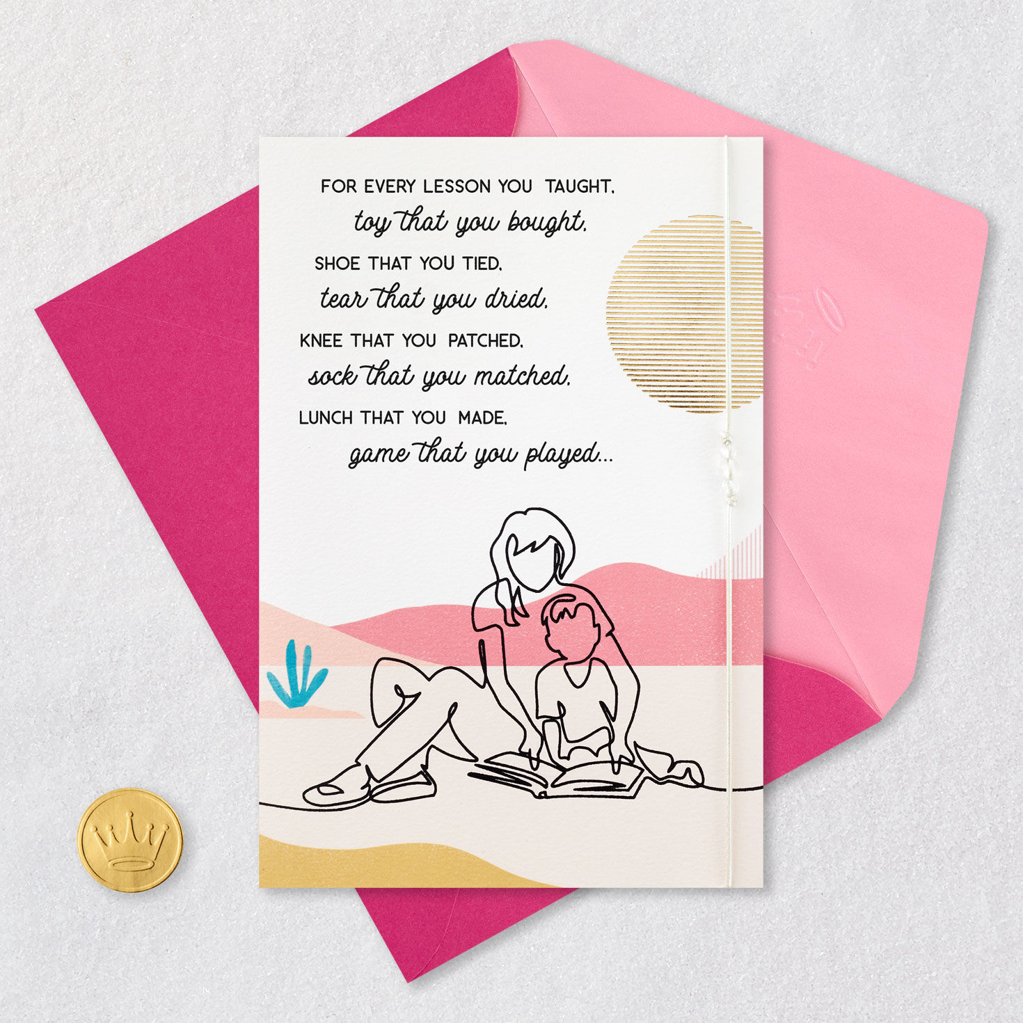 With Love From One Lucky Son Mother's Day Card for Mom, , large image number 5