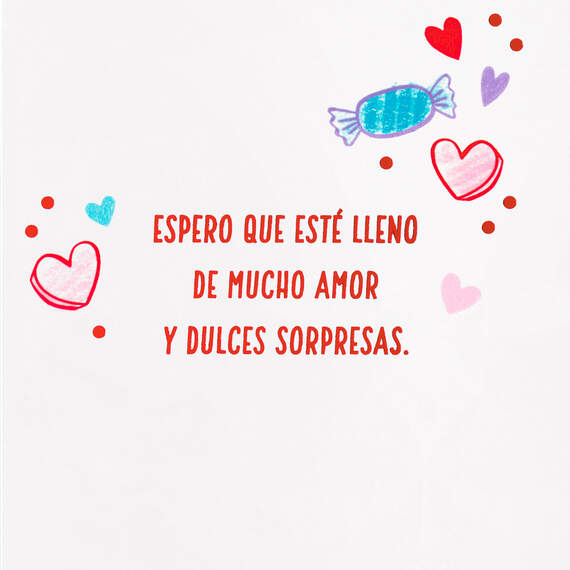 Love and Sweet Surprises Spanish-Language Valentine's Day Card, , large image number 2