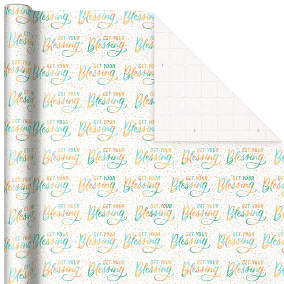 Get Your Blessing Wrapping Paper, 20 sq. ft., , large image number 1
