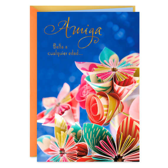 Beautiful at Any Age Spanish-Language Birthday Card, , large image number 1